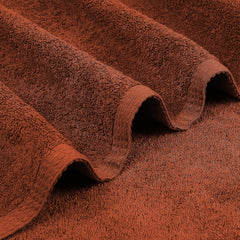 18 Piece 100% Cotton Towel Set 550GSM - Rust