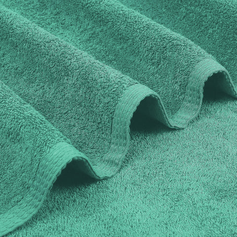 6 Piece Cotton Towel Set 550GSM - Teal